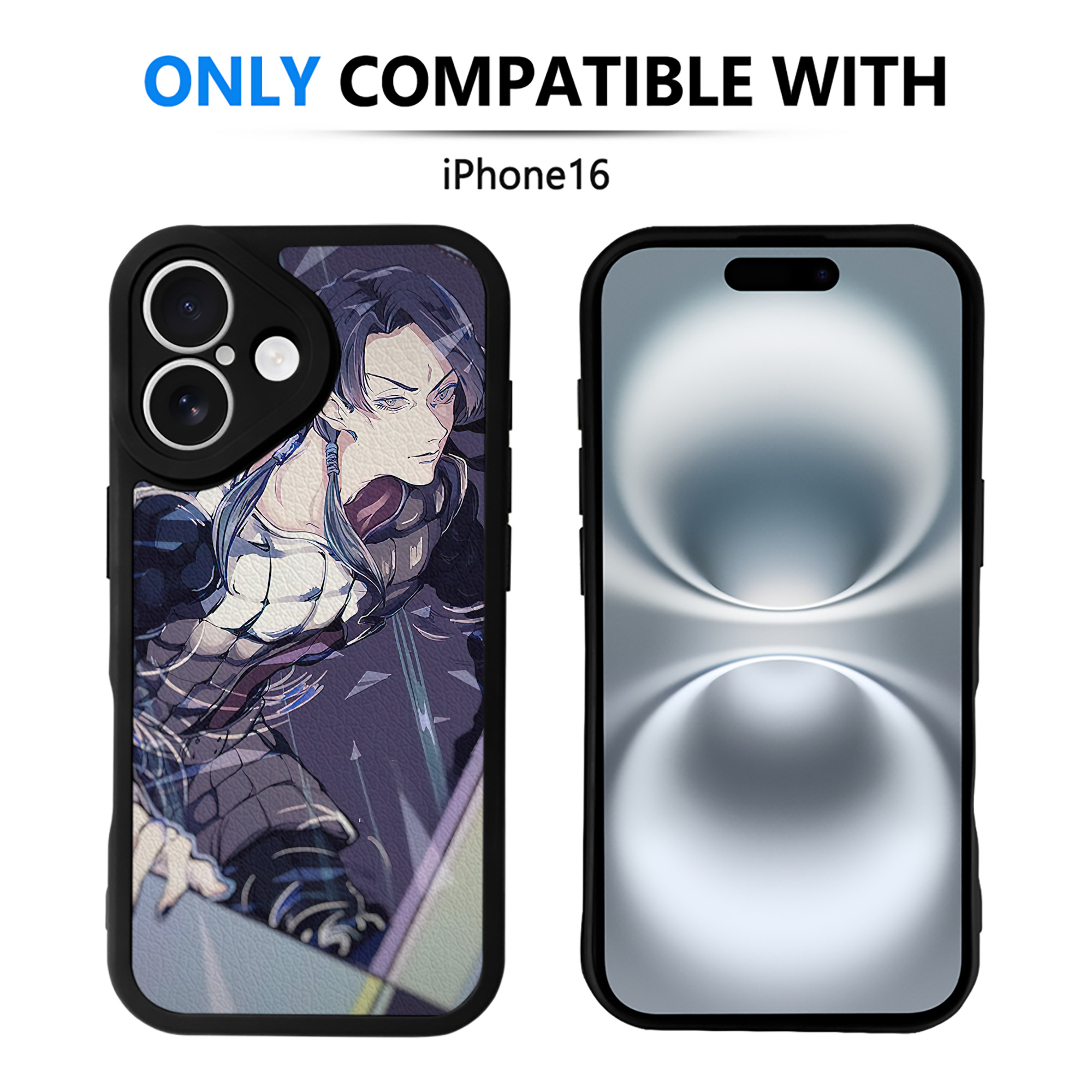 （画像用） ジョジョの奇妙な冒険 JoJo's Bizarre Adventure 【iPhone 16シリーズ対応】シリコンスマホケース（レザー調） 材質：シリコン